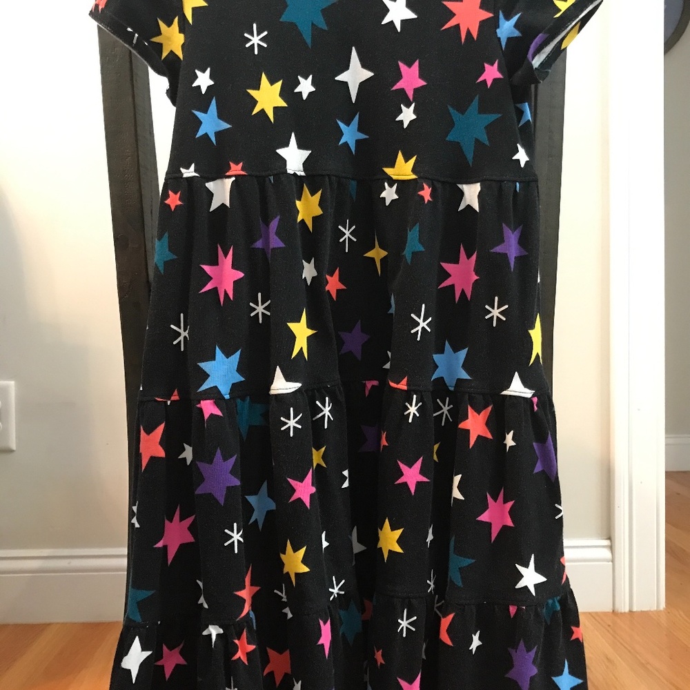 Hanna Andersson girls twirl dress shirt sleeve size 8